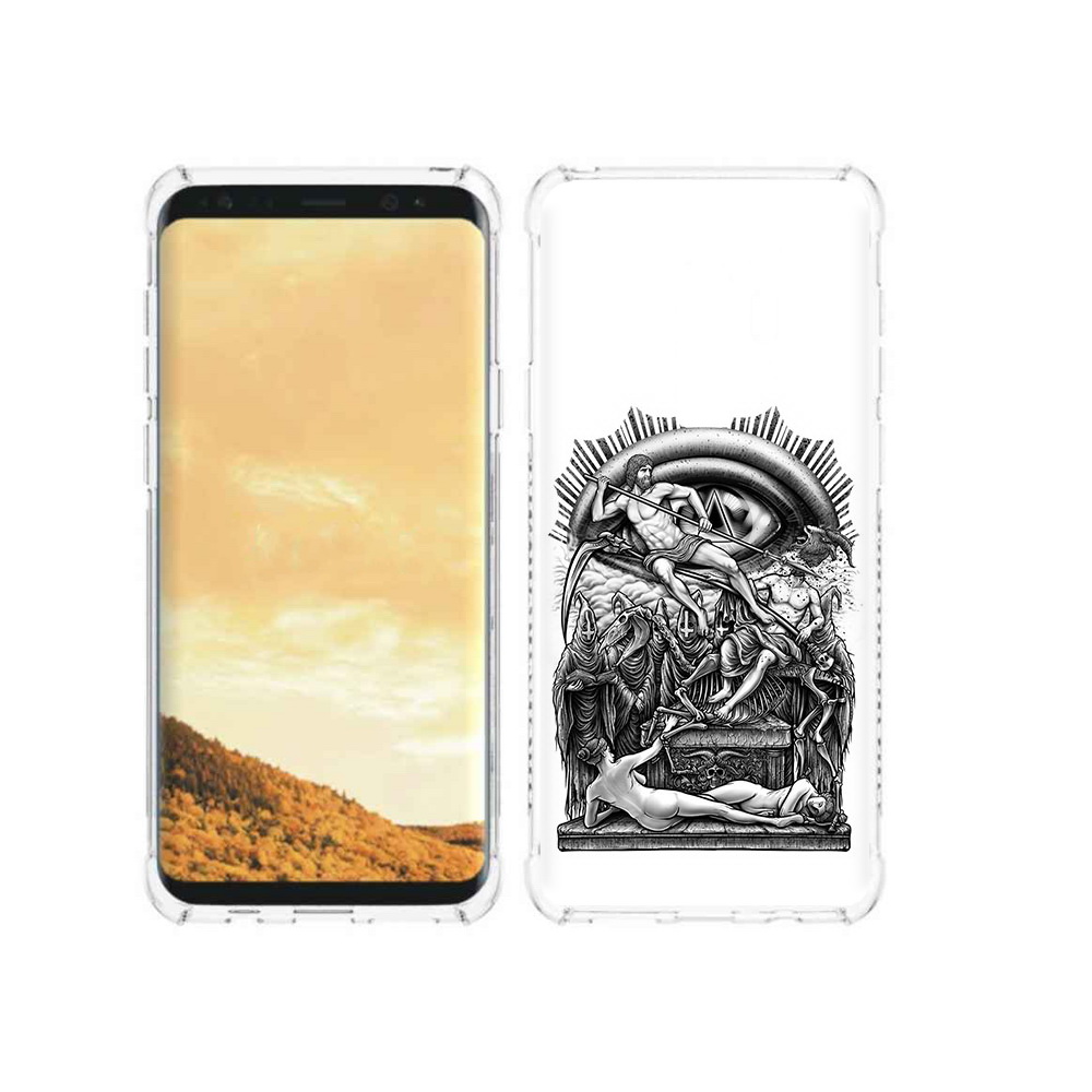 

Чехол MyPads Tocco для Samsung Galaxy S9 оракул черно белый (PT98329.588.528), Прозрачный, Tocco