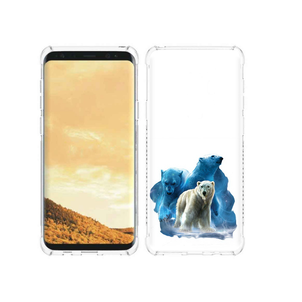 Чехол MyPads Tocco для Samsung Galaxy S9 полярный медведь (PT98329.588.549)