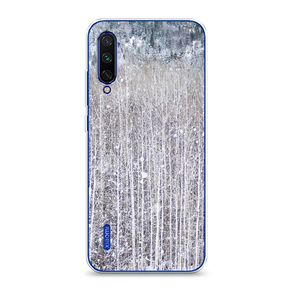 

Чехол на Xiaomi Mi CC9E "Снежный лес", Бежевый;серый;белый, 36050-5