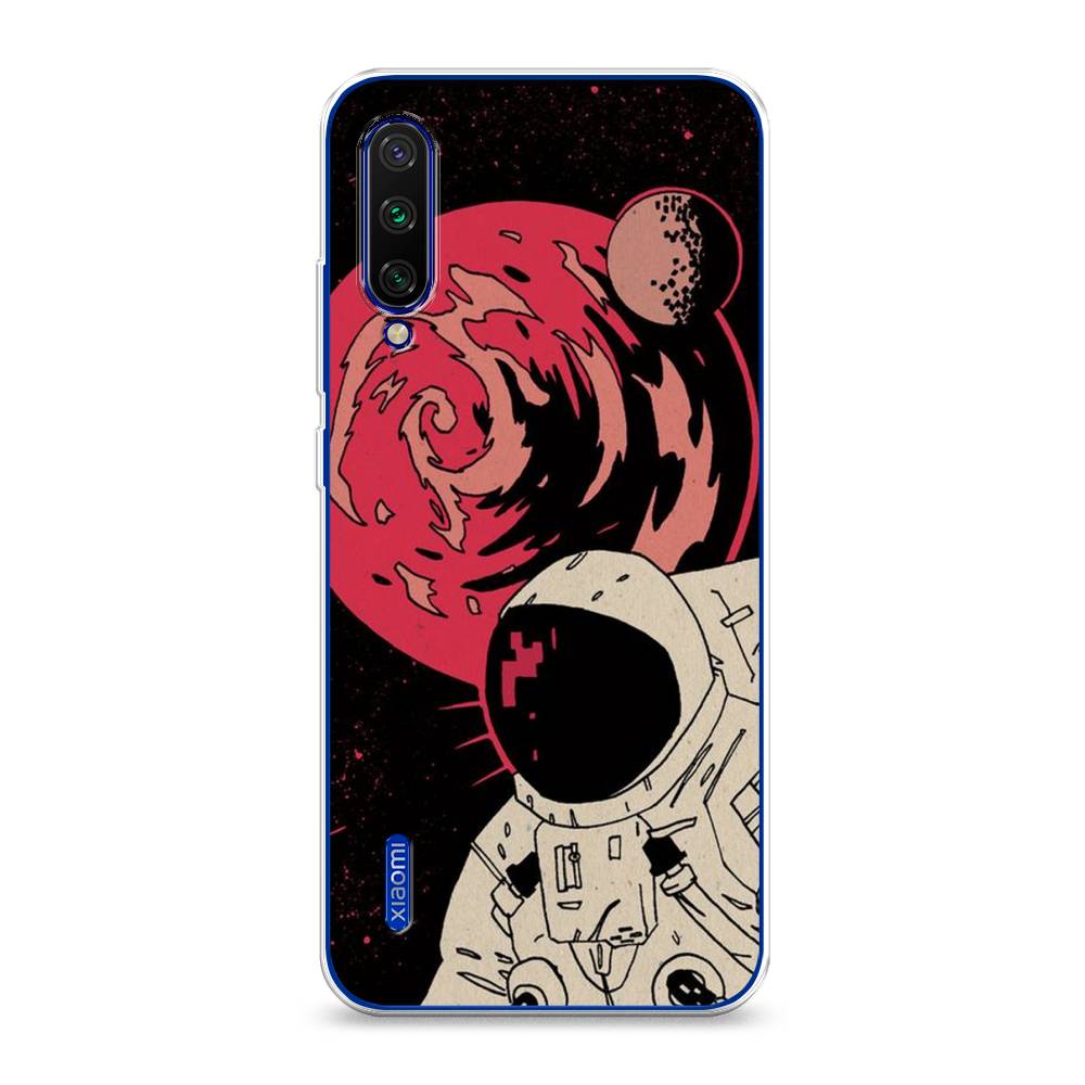 

Чехол на Xiaomi Mi CC9E "Космонавт возле Марса", Черный;красный, 36050-2