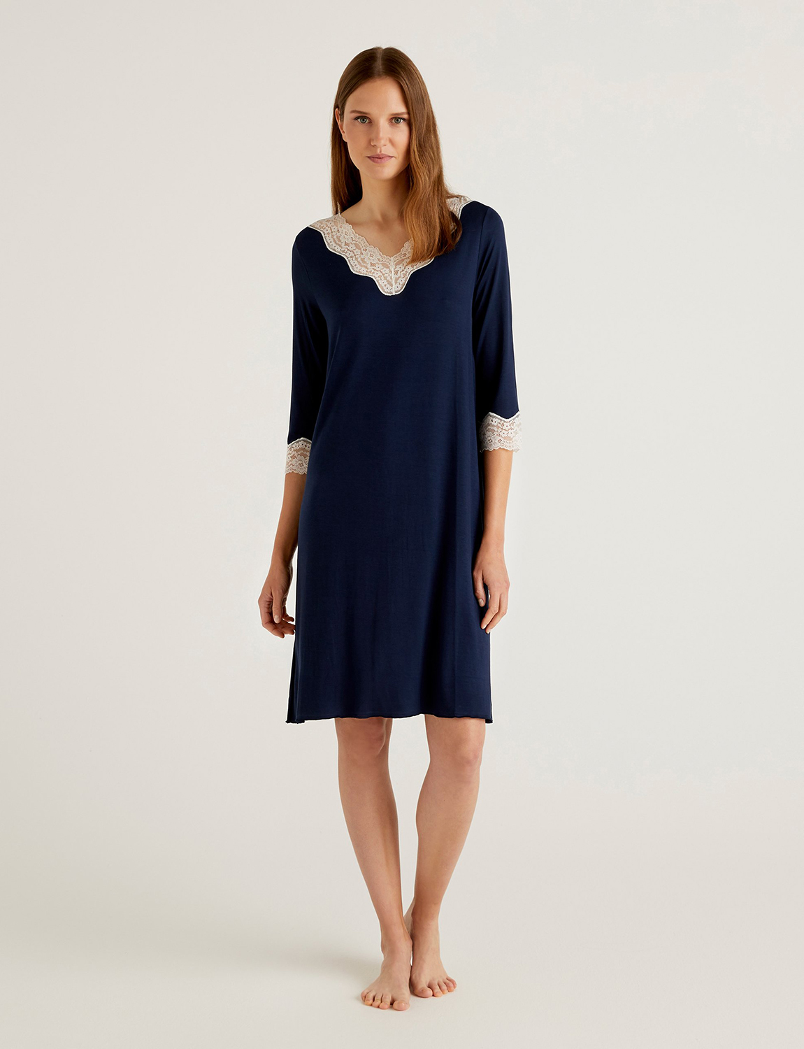 

Ночная сорочка женская United Colors of Benetton CCC_3Z123C277 синяя S