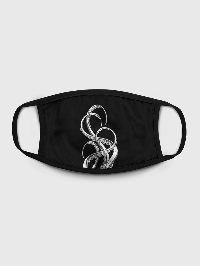 

Многоразовая маска унисекс Burnettie Octopus Black And White, Разноцветный, Octopus Black And White