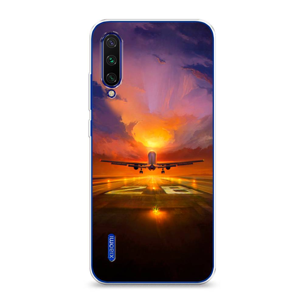 

Чехол на Xiaomi Mi CC9E "Самолет на посадке", Оранжевый;синий, 36050-6