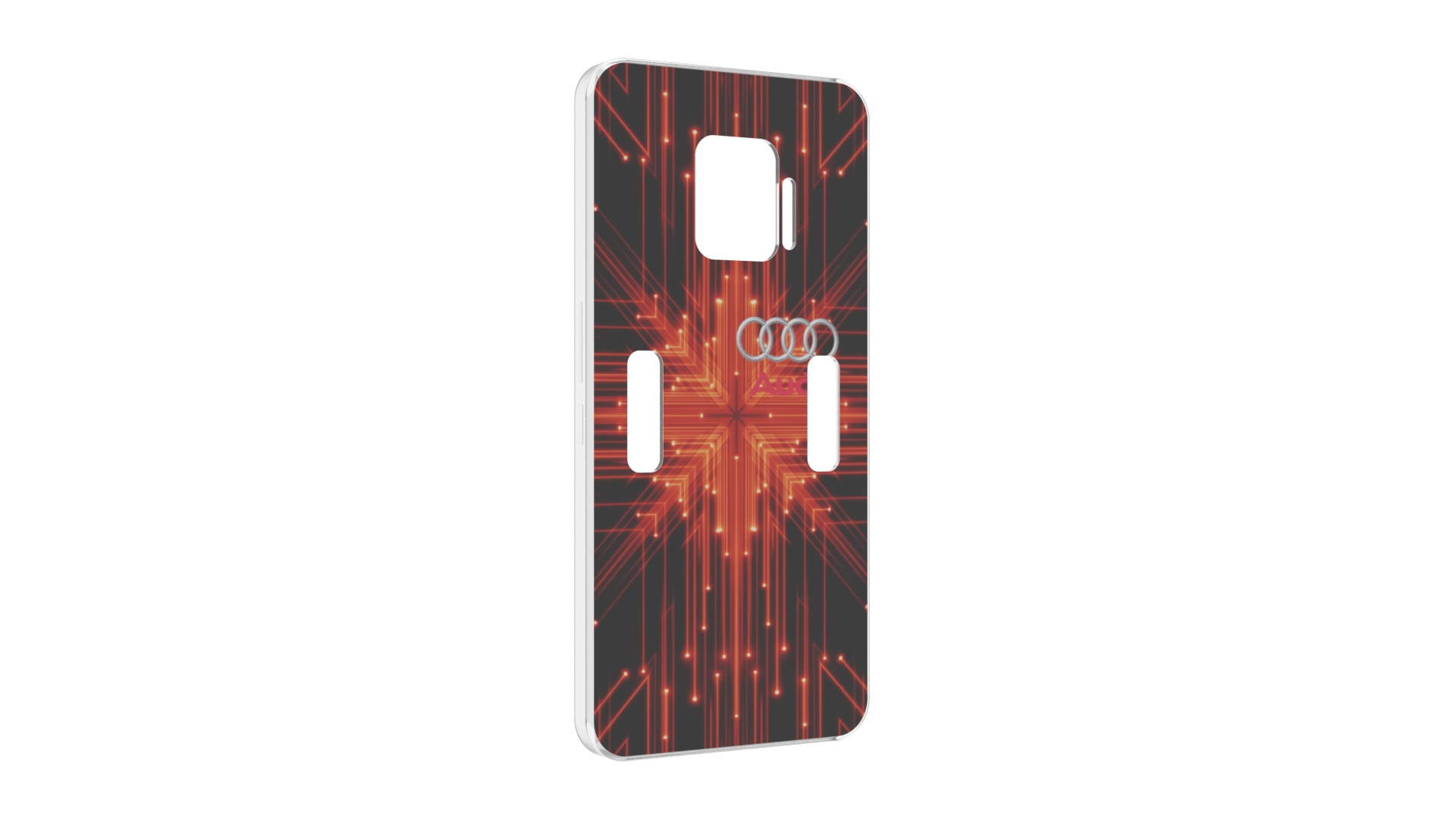 

Чехол MyPads Ауди-на-неоновом-фоне для ZTE Nubia Red Magic 7 Pro, Прозрачный, Tocco