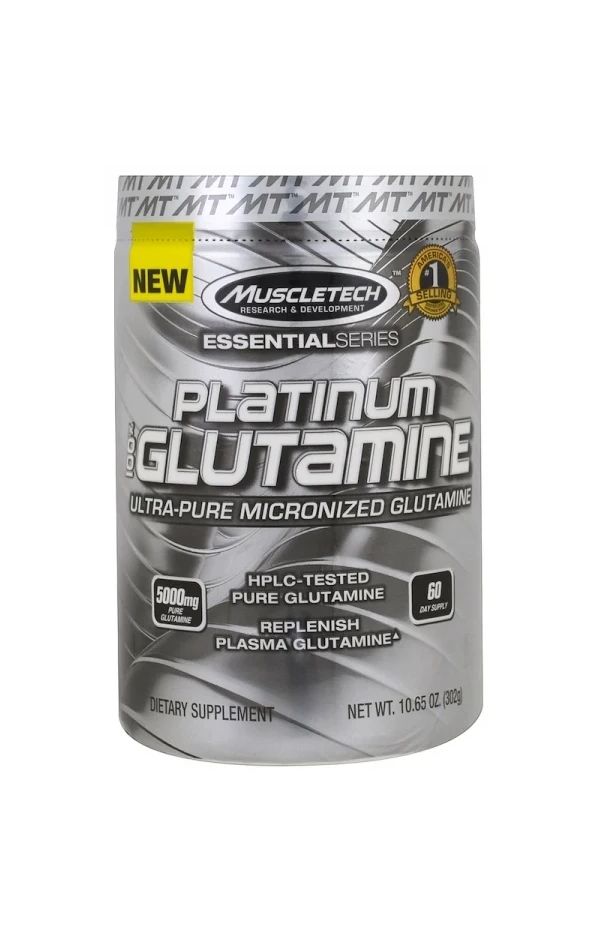 MuscleTech Platinum 100% Micronized Glutamine, 300г