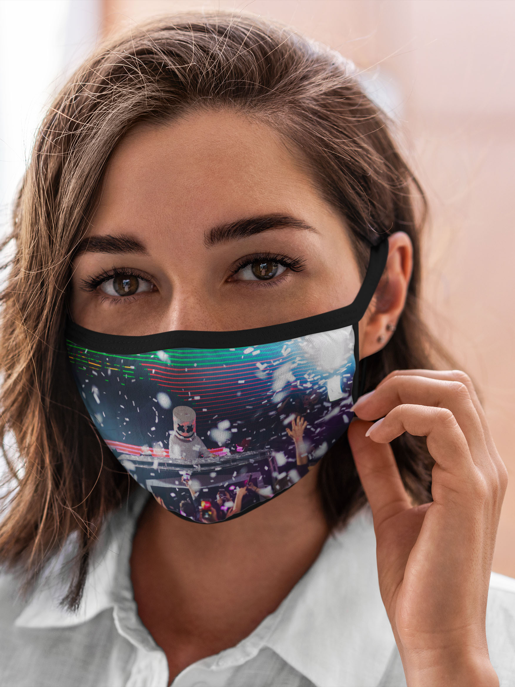 

Многоразовая маска унисекс Burnettie Marshmello, Разноцветный, Marshmello