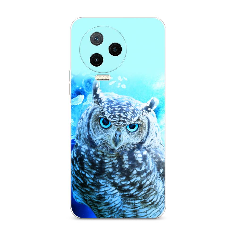 

Чехол Awog на Infinix NOTE 12 2023 / Инфиникс Нот 12 2023 "Сова арт 7", Синий;голубой