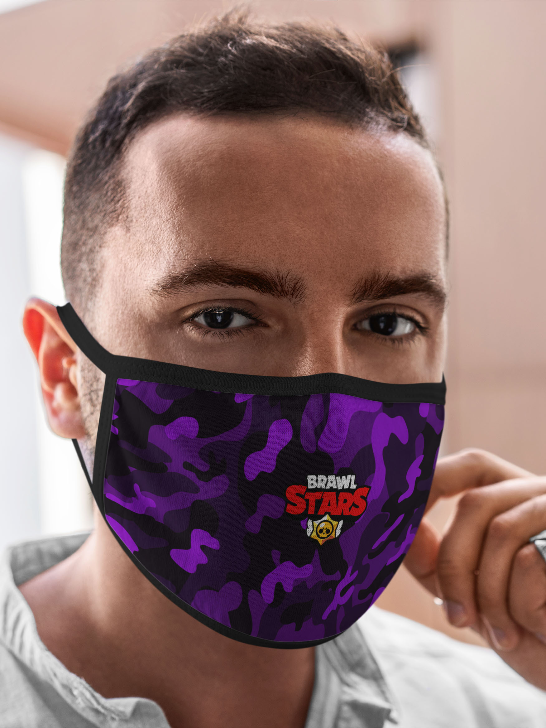 

Многоразовая маска унисекс Burnettie Brawl Stars, Разноцветный, Brawl Stars