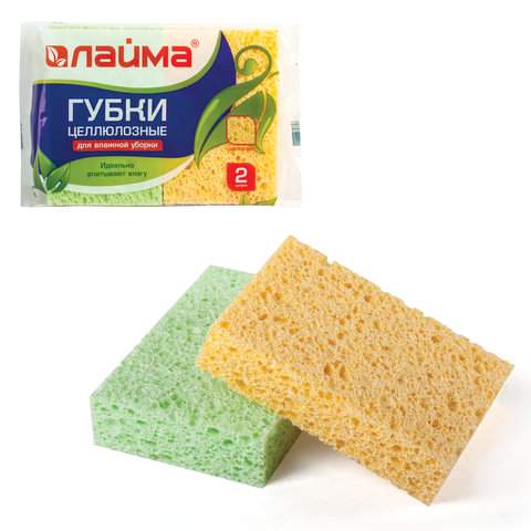 Губки для посуды LAIMA, арт. 601590, 2шт. х 10уп.