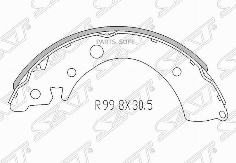 

Колодки Тормозные Зад Honda Civic Fn 06-/Fit 09-/Jazz 09- Sat арт. ST-43153-SNA-A01