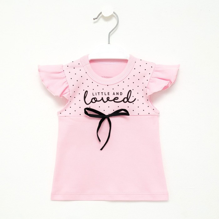 

Футболка Крошка Я Lovely, розовый, р.24, рост 68-74 см, Lovely