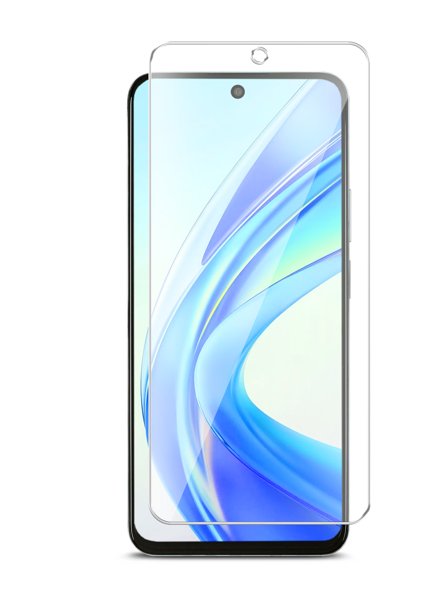 Защитное стекло для Honor X7b гибридное прозрачное 390₽