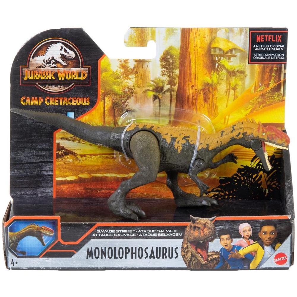 фото Фигурка mattel jurassic world® базовая фигрука динозавра gcr54/gvg51 monolophosaurus