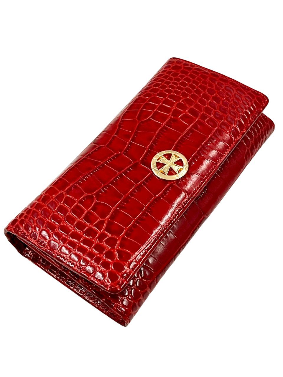 

Кошелек женский Narvin 9575 croco red, Красный, 9575