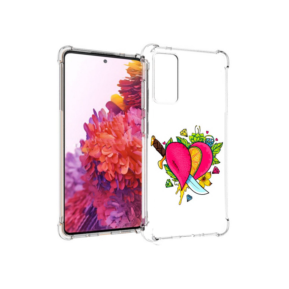 

Чехол MyPads Tocco для Samsung Galaxy S20 FE Фруктовое сердце (PT153647.496.188), Прозрачный, Tocco