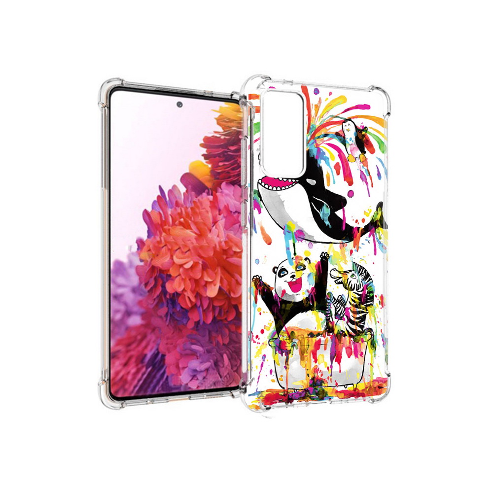

Чехол MyPads Tocco для Samsung Galaxy S20 FE Хиппи кит (PT153647.496.191), Прозрачный, Tocco