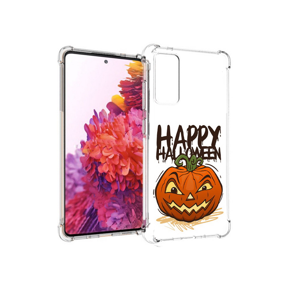 

Чехол MyPads Tocco для Samsung Galaxy S20 FE Хэллоуин счастливый (PT153647.496.195), Прозрачный, Tocco