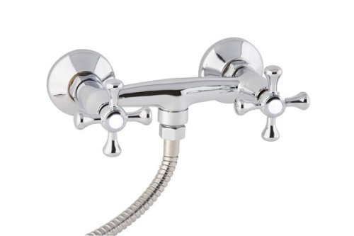 

Смеситель ARCO душевая кабина маховик пластик крест, А5507