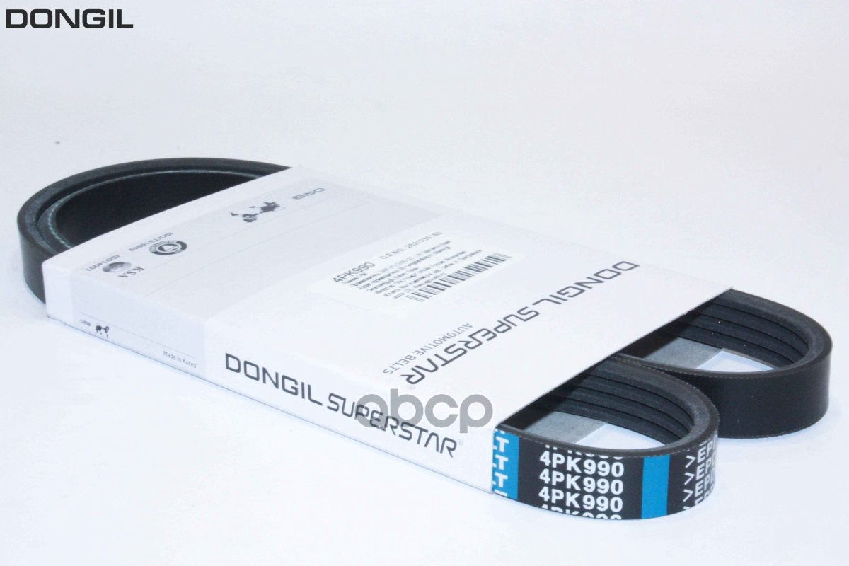 

Ремень поликлиновой DONGIL SUPER STAR 4PK990, 4PK990