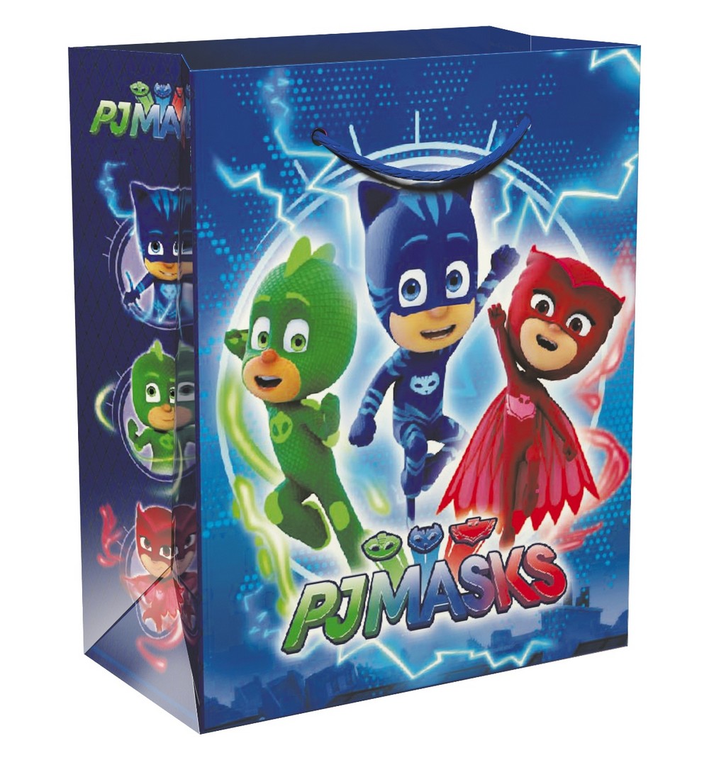 фото Подарочный пакет pj masks герои в масках, 23 см росмэн