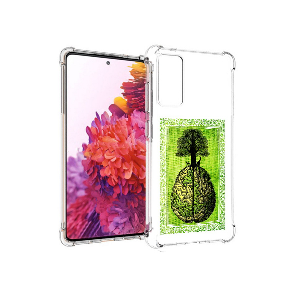 

Чехол MyPads Tocco для Samsung Galaxy S20 FE абстракция здоровый мозг (PT153647.496.211), Прозрачный, Tocco