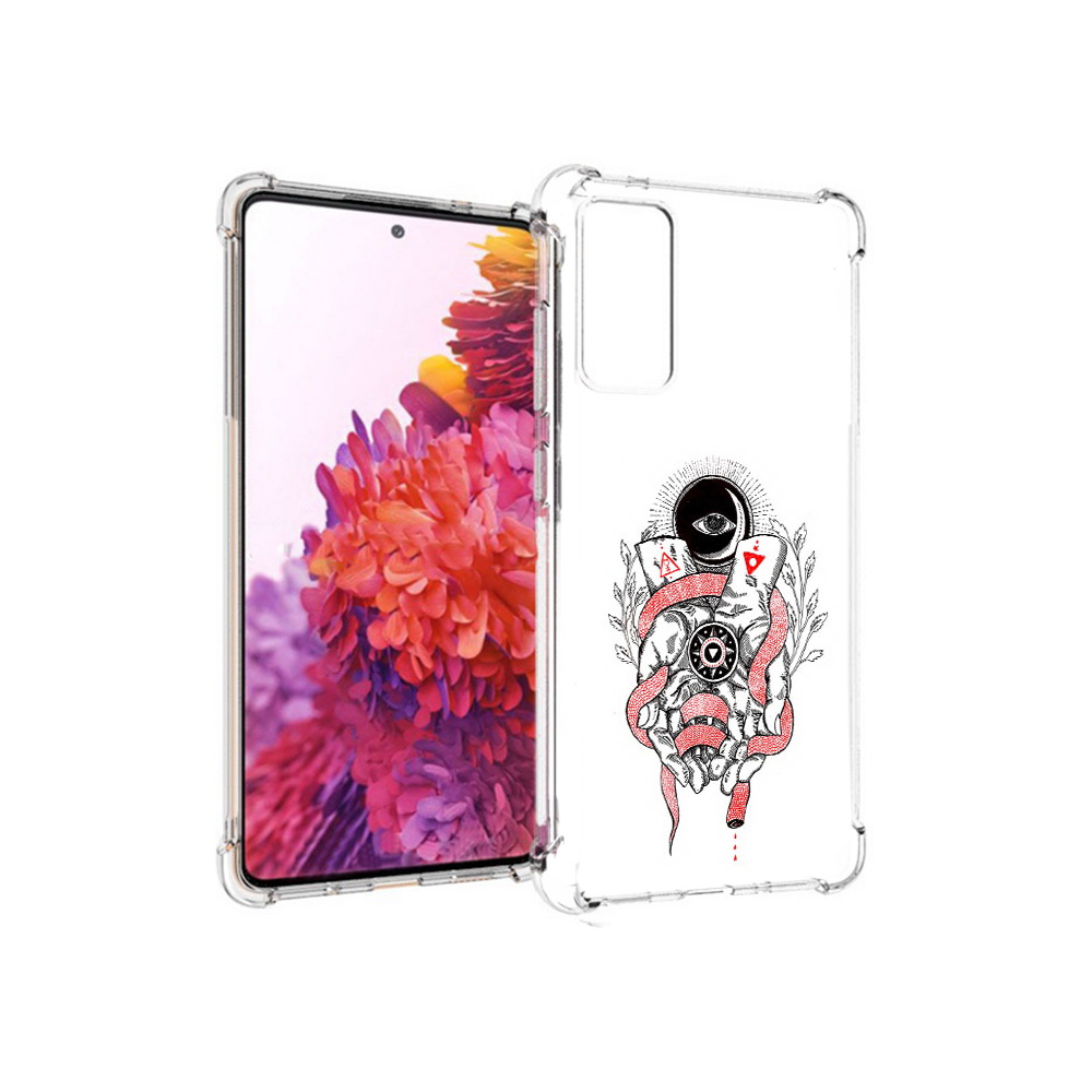 

Чехол MyPads Tocco для Samsung Galaxy S20 FE абстрация связанные руки (PT153647.496.213), Прозрачный, Tocco