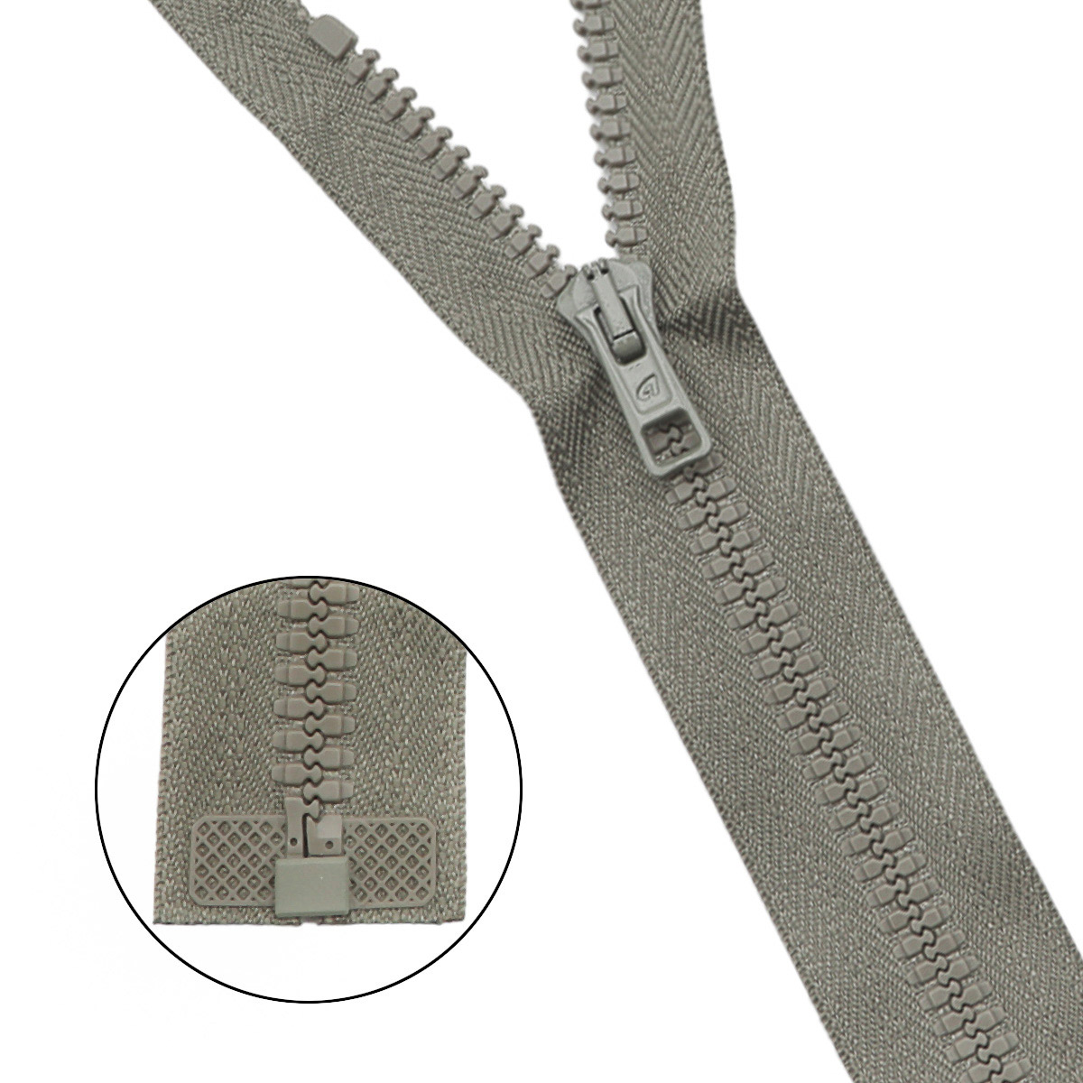 

Молния "трактор" тип10 (6мм) 1 замок, 45см, Arta-F (110 фисташковый), 5 шт, Черный, 19345