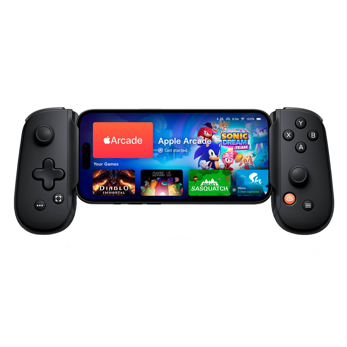 

Джойстик Backbone One Mobile Gaming Controller Black, Черный, One Mobile Gaming Controller