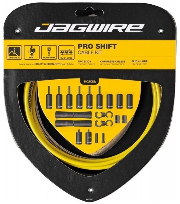 

JAGWIRE Комплект тросов переключения Pro Shift Kit с рубашкой, заглушками, крючками и защи