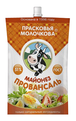 

Майонез Прасковья Молочкова Провансаль 51% 350 г