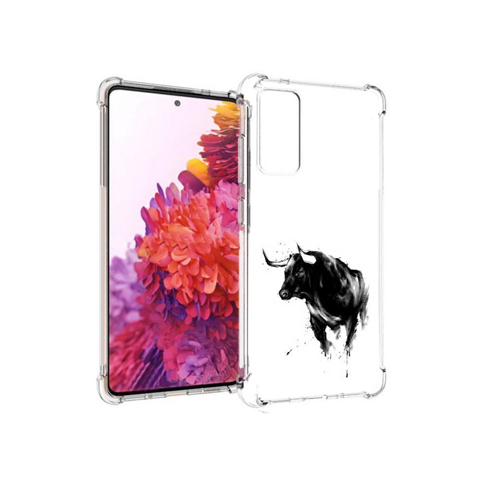 

Чехол MyPads Tocco для Samsung Galaxy S20 FE бык (PT153647.496.254), Прозрачный, Tocco