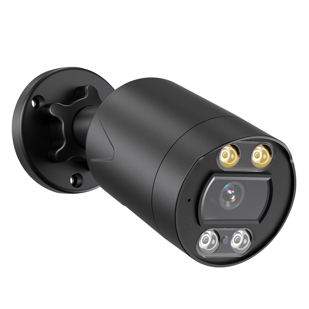 Камера видеонаблюдения IP ДиМир ДМ-NSW631-B40J 4Мп 2.8 мм PoE, черная, микрофон