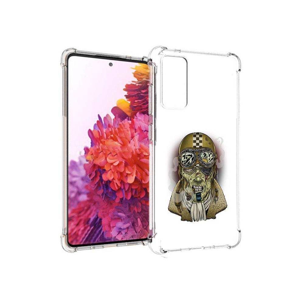 

Чехол MyPads Tocco для Samsung Galaxy S20 FE военный зомби (PT153647.496.264), Прозрачный, Tocco