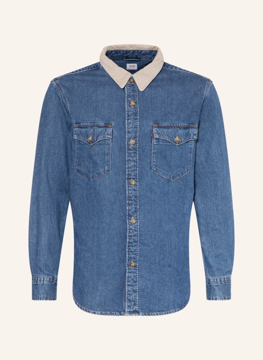 

Рубашка мужская Levi's 1001318369 синяя S (доставка из-за рубежа), 1001318369