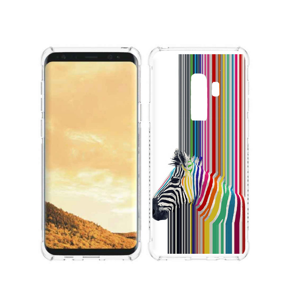 

Чехол MyPads Tocco для Samsung Galaxy S9 радужная зебра (PT98329.588.565), Прозрачный, Tocco