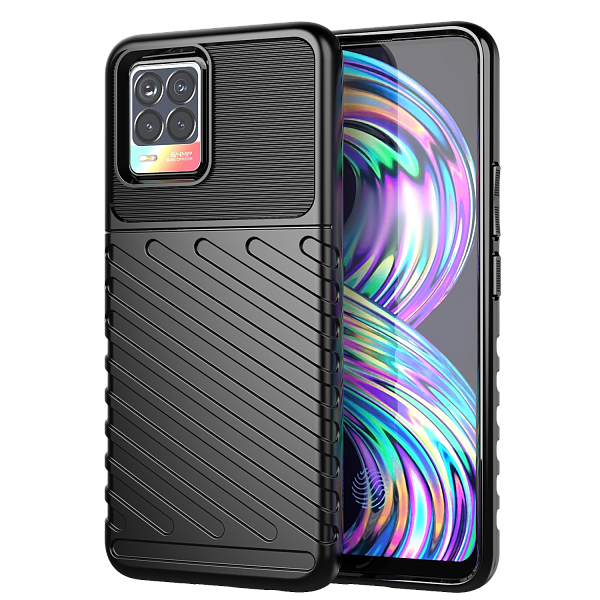 

Чехол для Realme 8/Realme 8 Pro Caseport Onyx Black, Черный, Realme 8/Realme 8 Pro