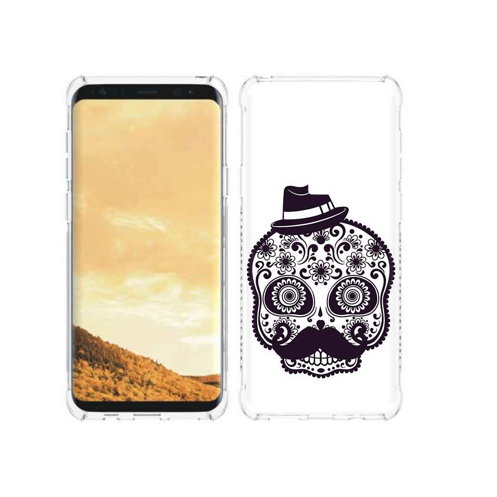 Чехол MyPads Tocco для Samsung Galaxy S9 разрисованный скелет (PT98329.588.575)