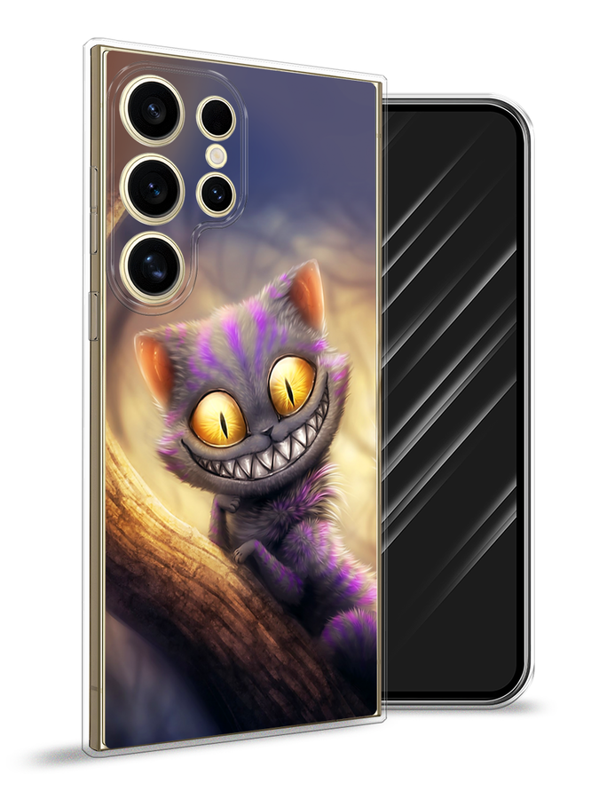 

Чехол Awog на Samsung Galaxy S24 Ultra "Cheshire Cat", Фиолетовый;желтый, 2109250-1