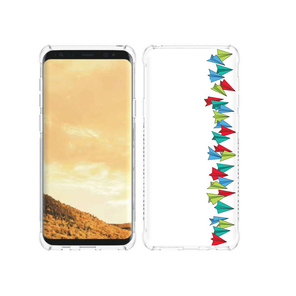 Чехол MyPads Tocco для Samsung Galaxy S9 самолетики из листочков (PT98329.588.593)