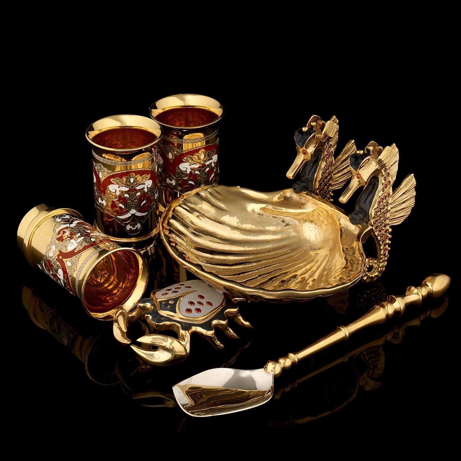 

Икорница «Коньки на крабе». Златоуст