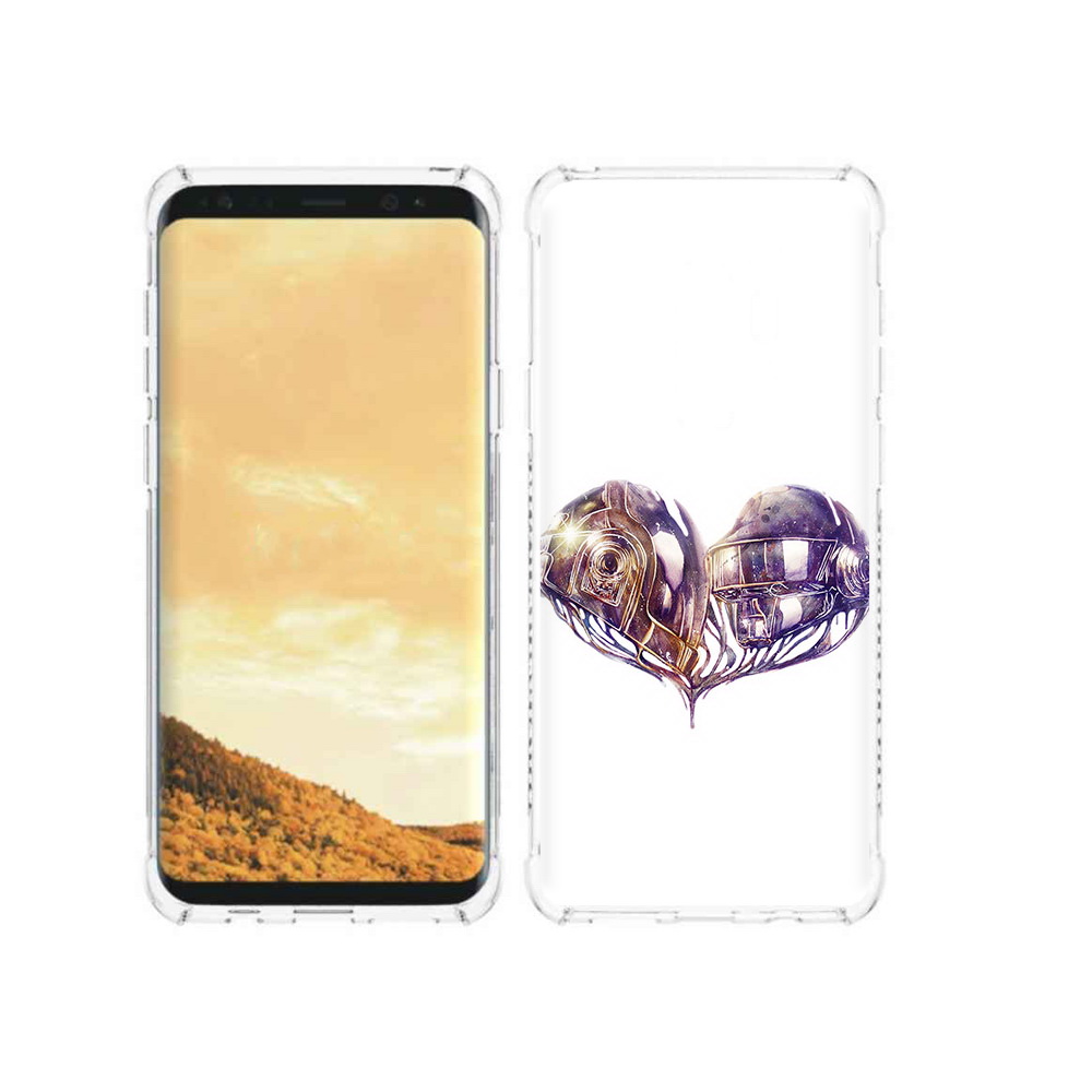 

Чехол MyPads Tocco для Samsung Galaxy S9 сердце абстракция (PT98329.588.596), Прозрачный, Tocco