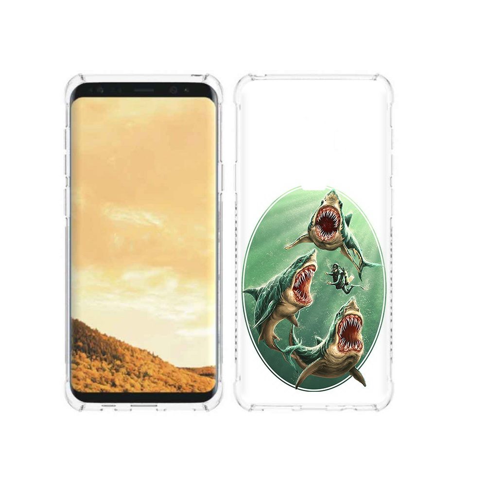

Чехол MyPads Tocco для Samsung Galaxy S9 синяя бездна (PT98329.588.600), Прозрачный, Tocco