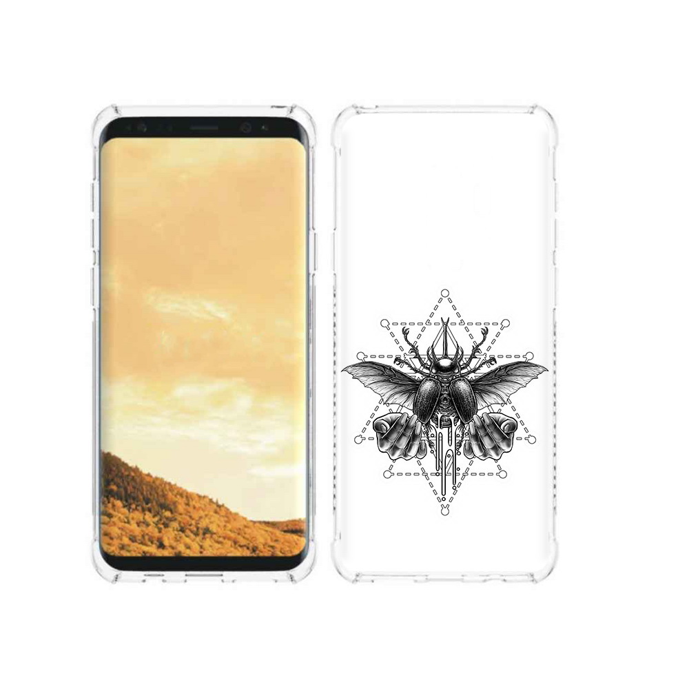 

Чехол MyPads Tocco для Samsung Galaxy S9 скарабей (PT98329.588.601), Прозрачный, Tocco