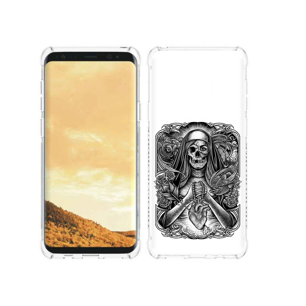 

Чехол MyPads Tocco для Samsung Galaxy S9 скелет с сердцем (PT98329.588.603), Прозрачный, Tocco