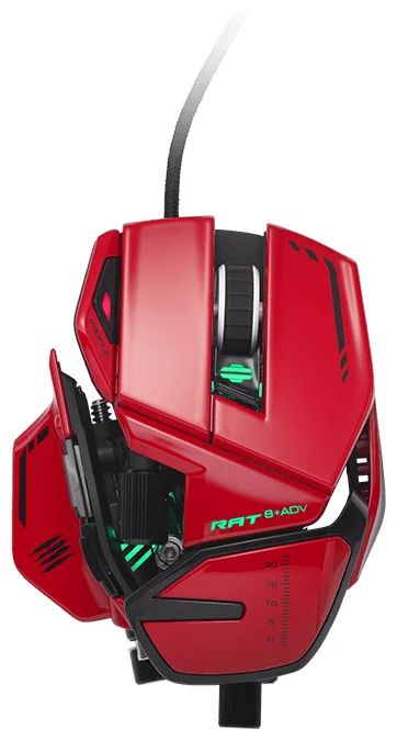 Игровая мышь Mad Catz R.A.T. 8+ Red (MR06DCINRD000-0)