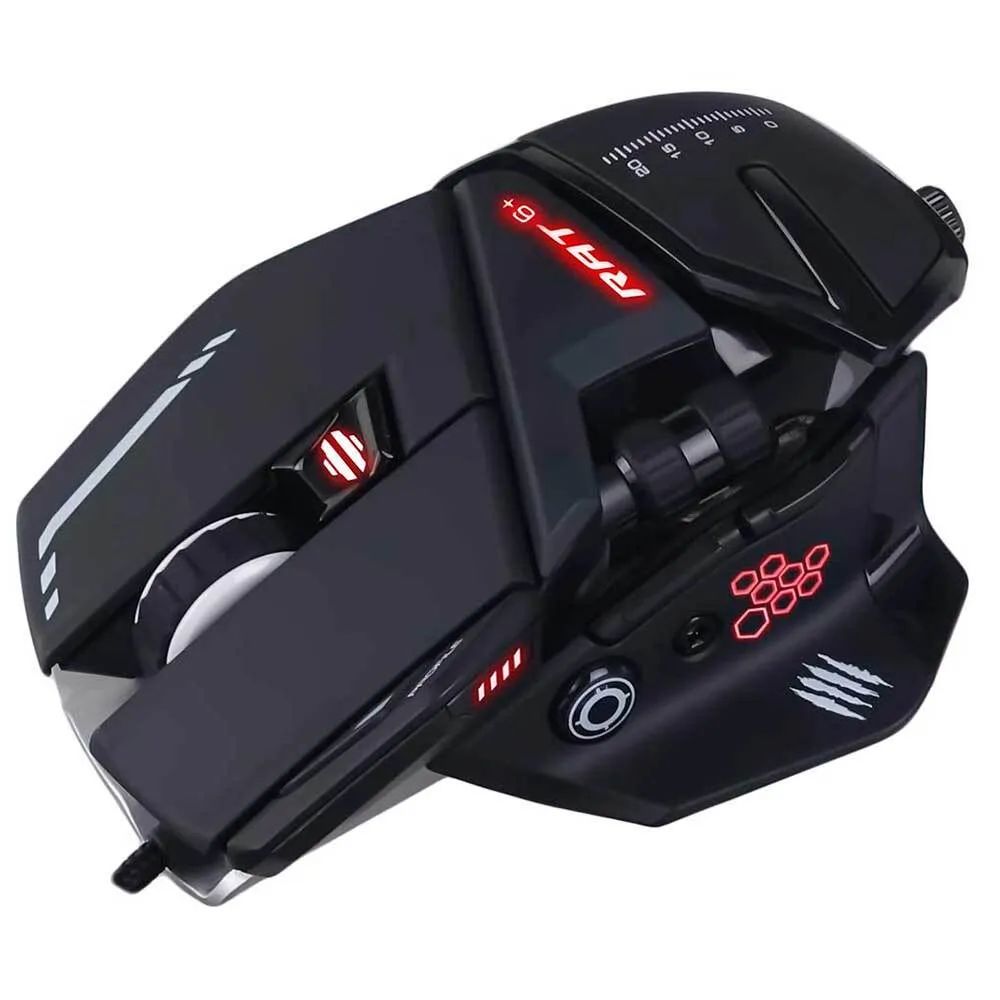 

Игровая мышь Mad Catz R.A.T. 6+ Black (MR04DCINBL000-0), R.A.T. 6+