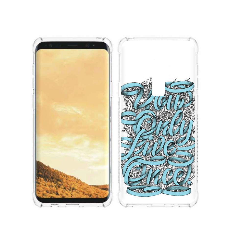 Чехол MyPads Tocco для Samsung Galaxy S9 слова из ленты абстракция (PT98329.588.607)