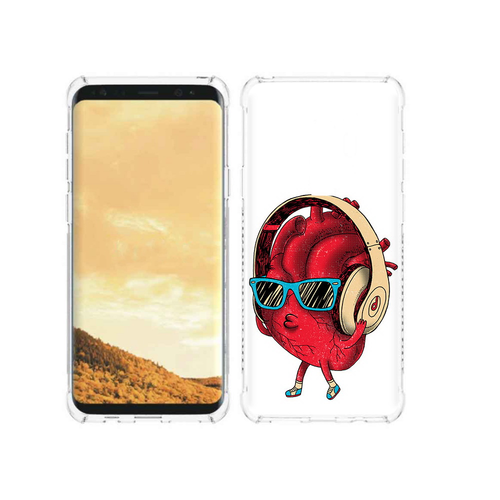

Чехол MyPads Tocco для Samsung Galaxy S9 слушай сердце (PT98329.588.609), Прозрачный, Tocco