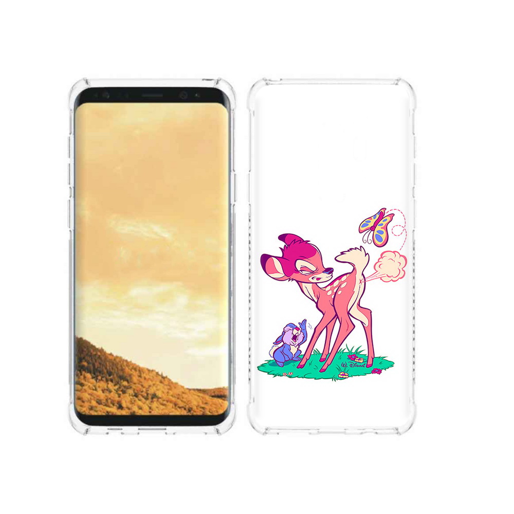 

Чехол MyPads Tocco для Samsung Galaxy S9 смешной олененок (PT98329.588.610), Прозрачный, Tocco