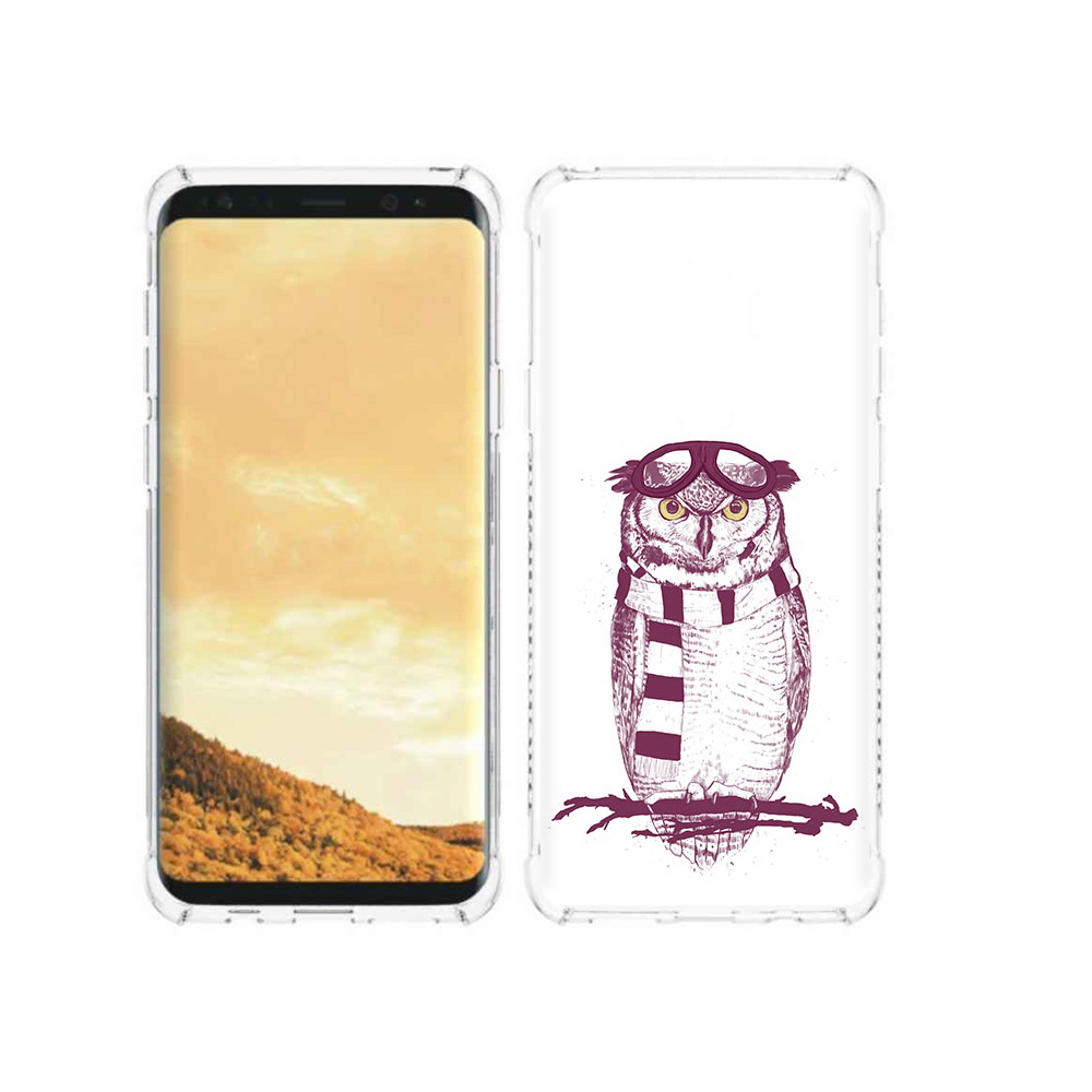 

Чехол MyPads Tocco для Samsung Galaxy S9 сова-летчик (PT98329.588.612), Прозрачный, Tocco